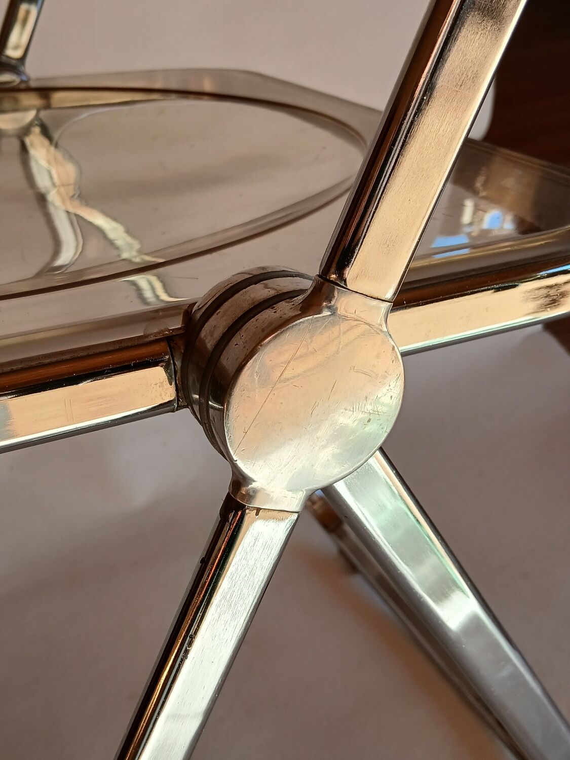 Plia chair by Giancarlo Piretti for Castelli