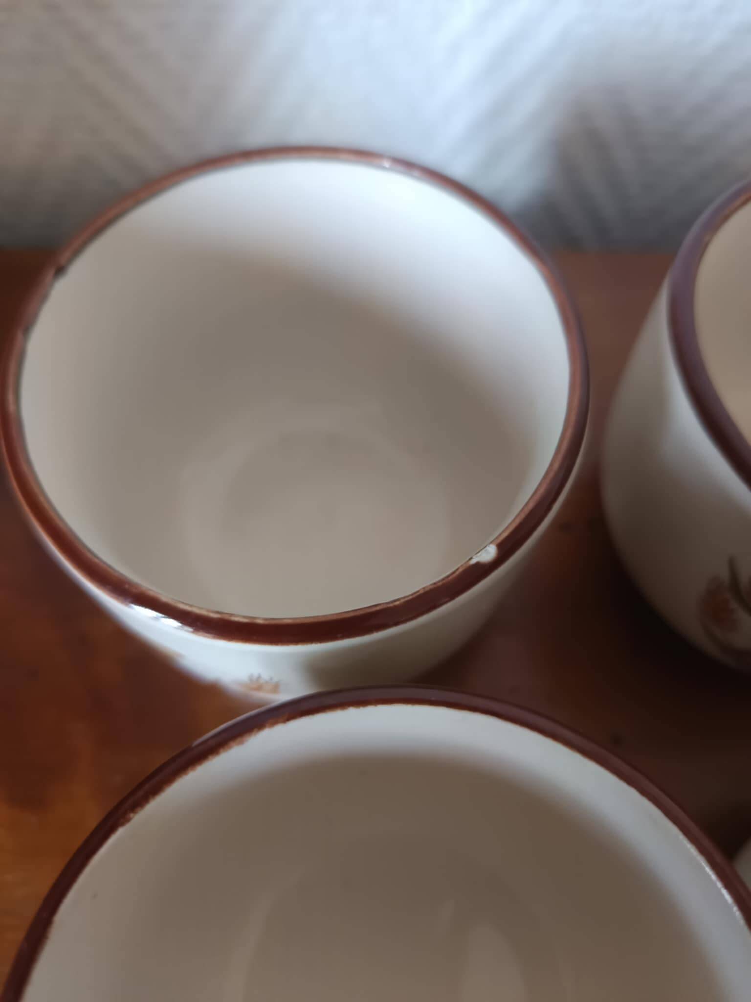 Asian tea service with flowers 1970