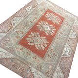 Oushak Handmade Floral Carpet