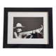 Photographie de presse encadrée en noir et blanc, Collection Lagerfeld Gallery 2005, 30 x 26 cm