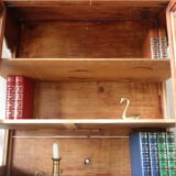 Old country window in walnut