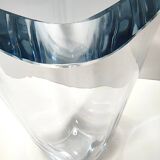 Thick Transparent Glass Vase by Strombergshyttan, Sweden
