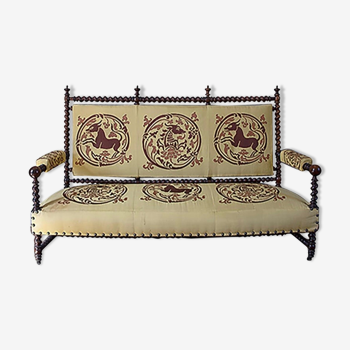 Sofa, Louis XIII style, nineteenth century
