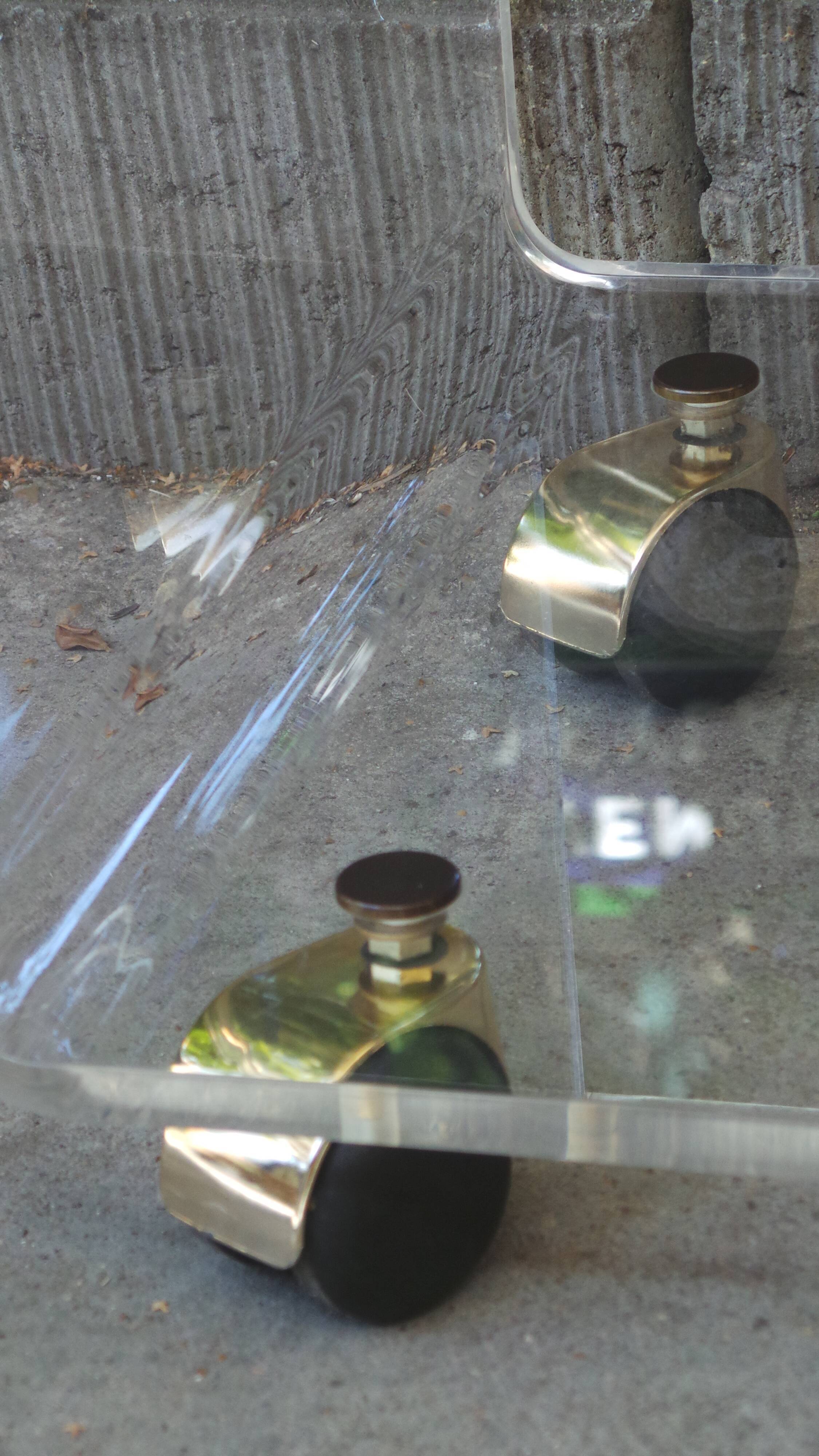 70's Plexiglas wheelchair