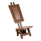 Chaise Africaine en bois de Wengé