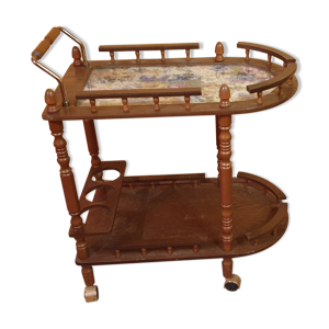 desserte roulante vintage