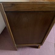 Vintage chest of drawers around 1960 - 3 drawers -Medium oak color - Compass feet -Very good condition