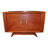 Art deco sideboard in mahogany black marble top