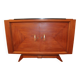 Buffet art déco en acajou dessus marbre noir