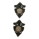 Duo de broderies encadrées
