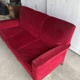 Vintage velvet sofa