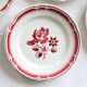 Set de 4 assiettes Badonviller, vintage français