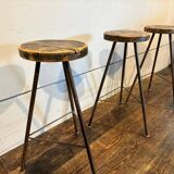 Industrial style bar stools