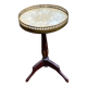 Tripod marble guéridon in gilded Louis XVI style.