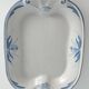 Art Deco French Blue Floral Decor Plate by Allan Eberling, Bo Fajans