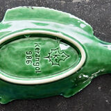 Majolica fish plate