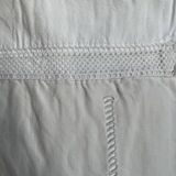 Antique KL monogram linen and cotton sheet