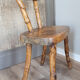 Tree trunk chair, brutalise, vintage