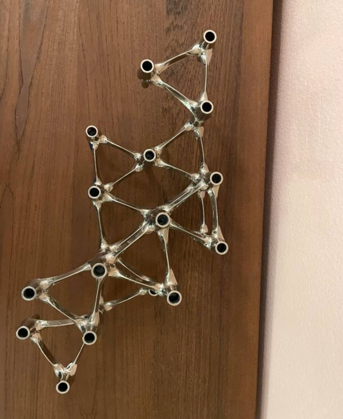 Set of 10 candle holders by Ceasar Stoffi & Fritz Nagel for Quist