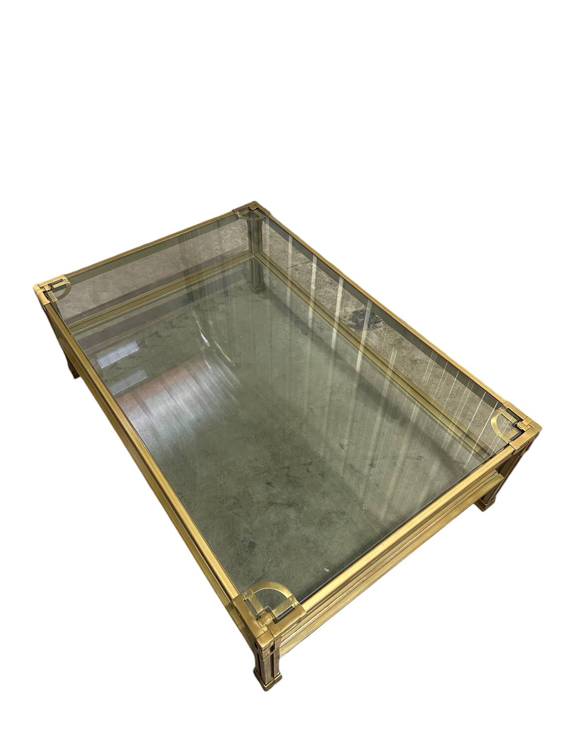 Large vintage coffee table maison valenti