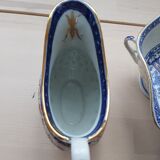 Vaisselle chinoise en porcelaine dite graine de riz  des années 50