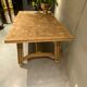 Table ferme poncée rallonges 260 cm