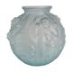 Vase boule bleu