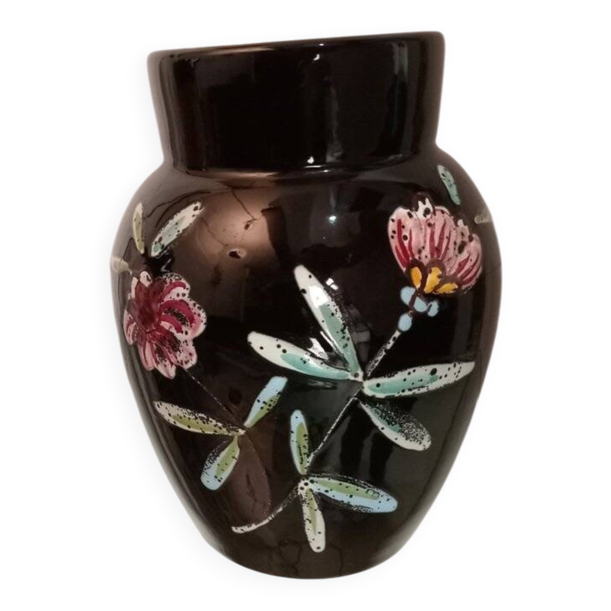 Vintage ceramic vase from Flavia Montelupo, 1980s