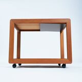 Trolley bar cart teak extendible japandi Danish Design, 1970s