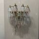 Murano Glass Polygon Sconces Set of 2