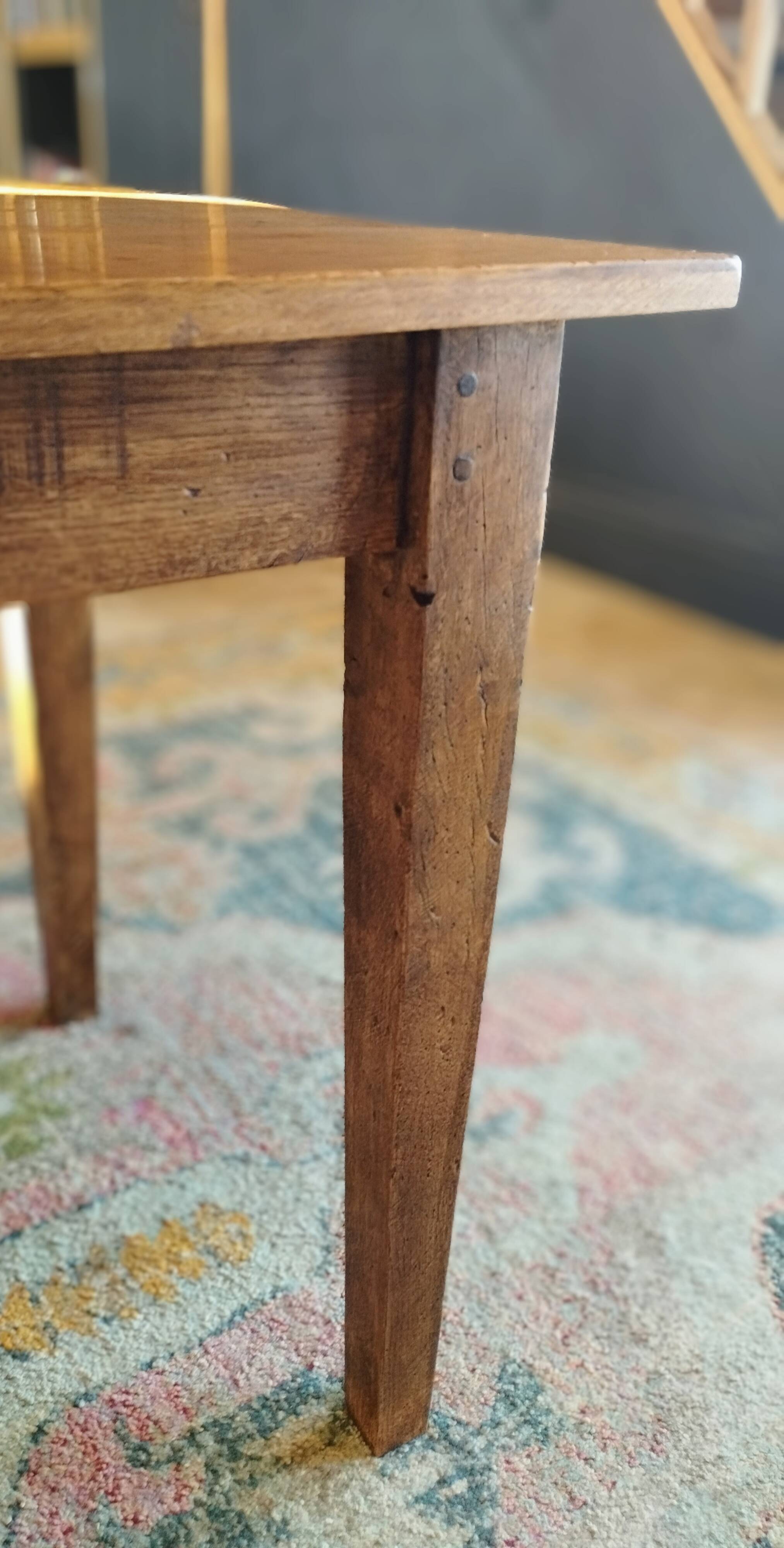 Farm table in sold oak