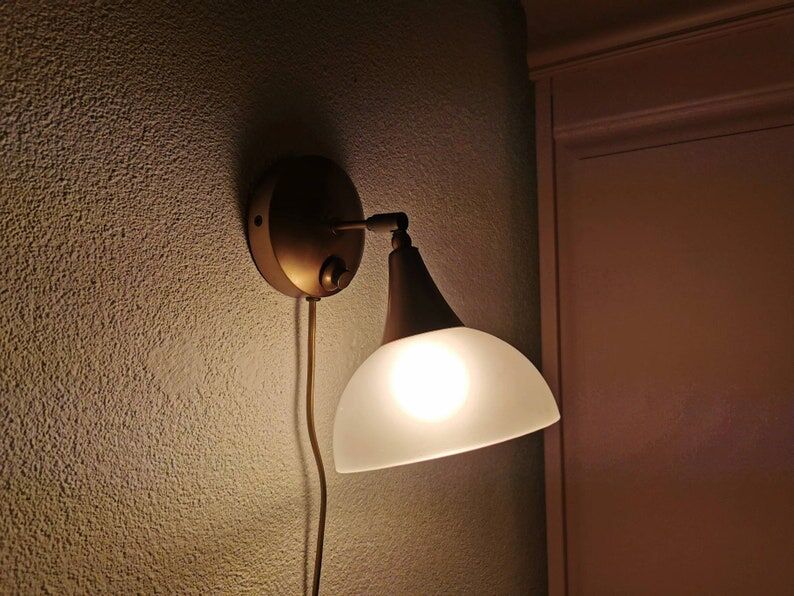 Golden Steinhauer wall lamp, 1980