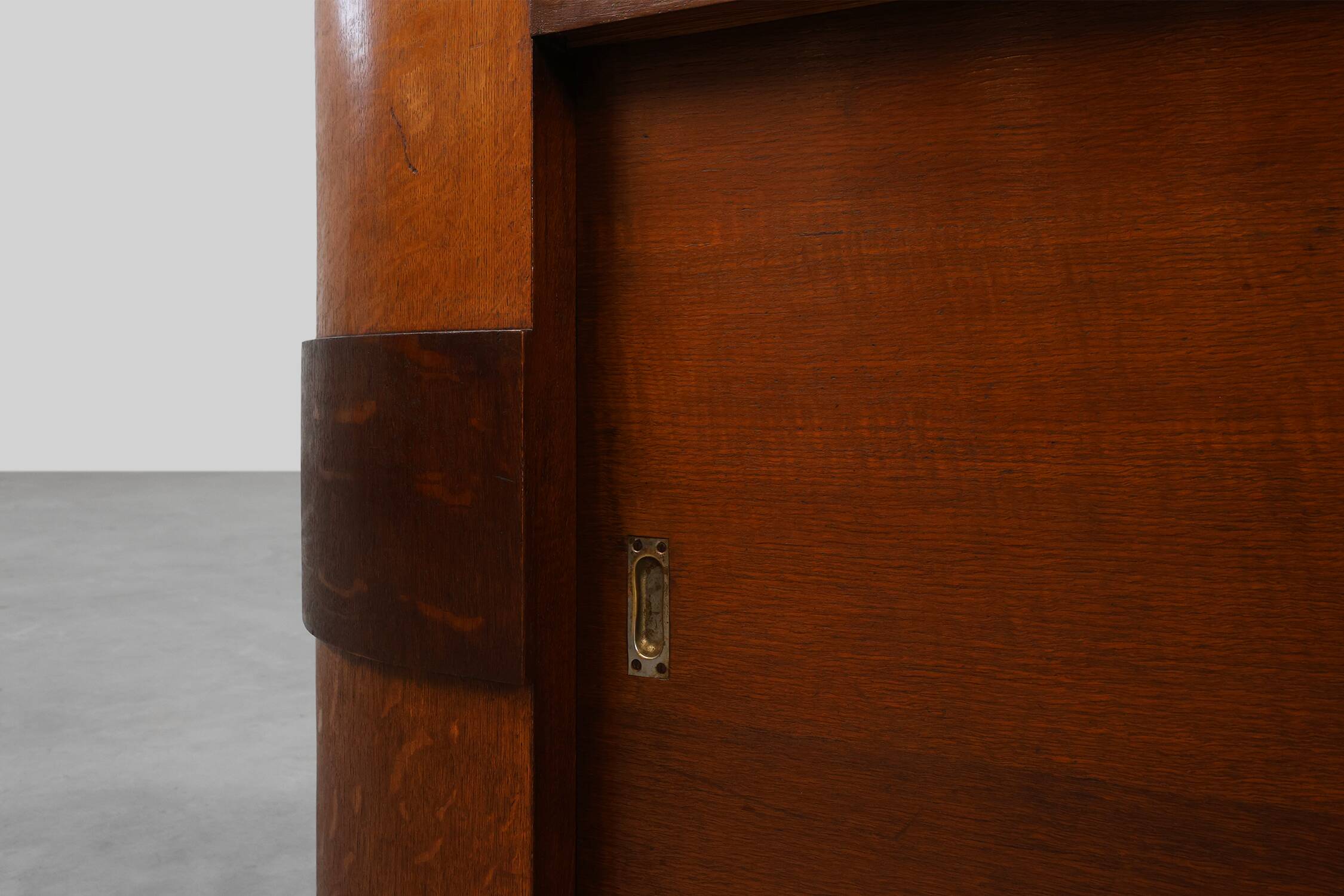 Monumental Art Deco Counter Attributed to De Coene, Belgium 1920s