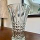 Vintage pressed glass vase – tulip shape