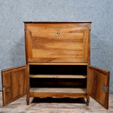 Secretary Louis XV era in solid walnut around 1750