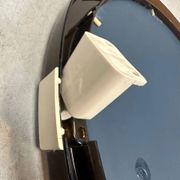 Vintage tiltable mirror – smoked lucite