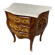 Chiffonnier sauteuse Louis XV en marqueterie