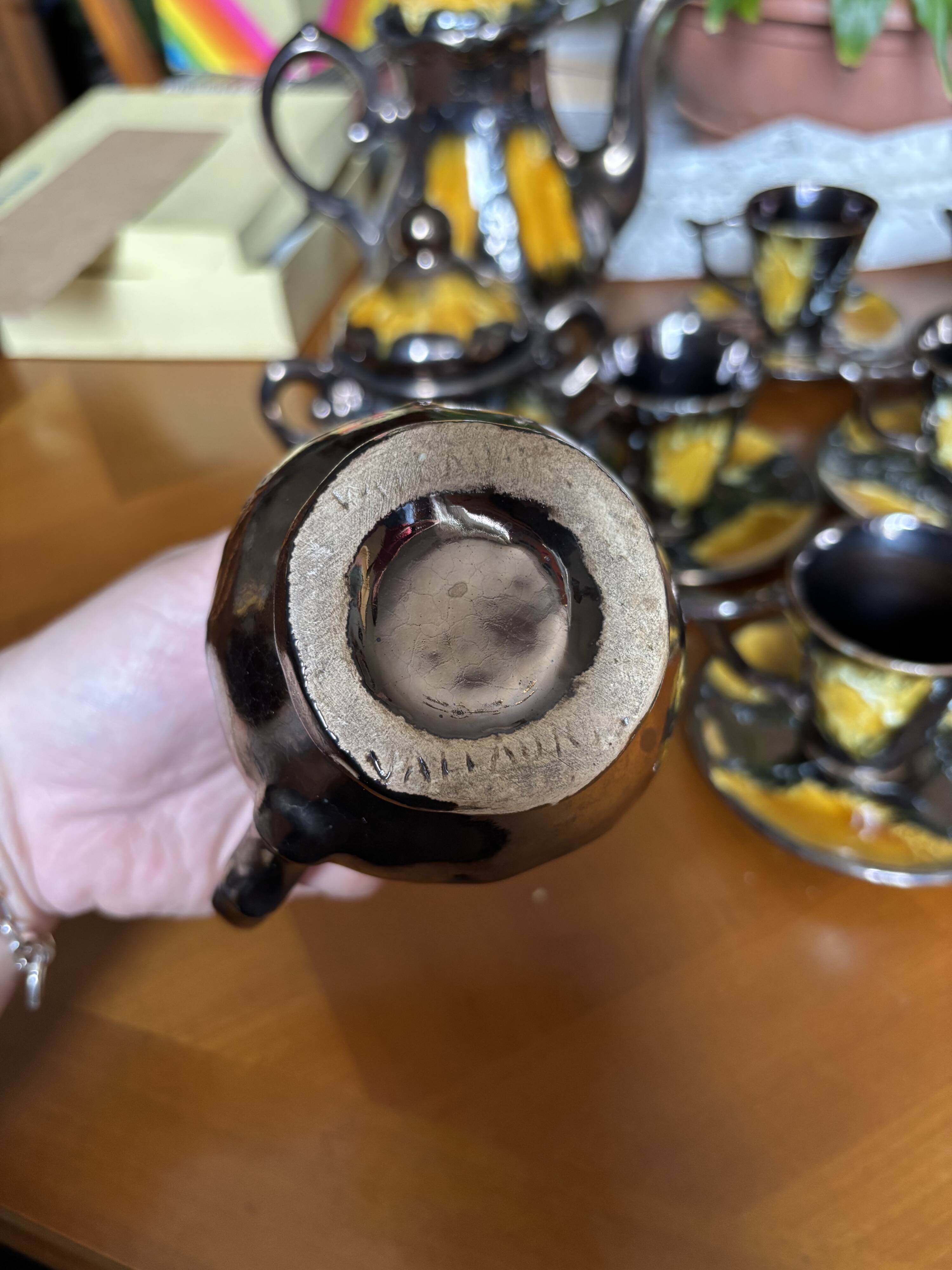 Vintage coffee service Vallauris – 6 people