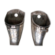 Silver metal bouquetières