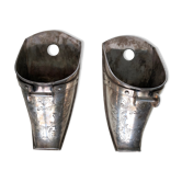 Silver metal bouquetières