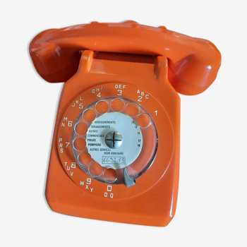 Téléphone vintage Socotel Orange S63