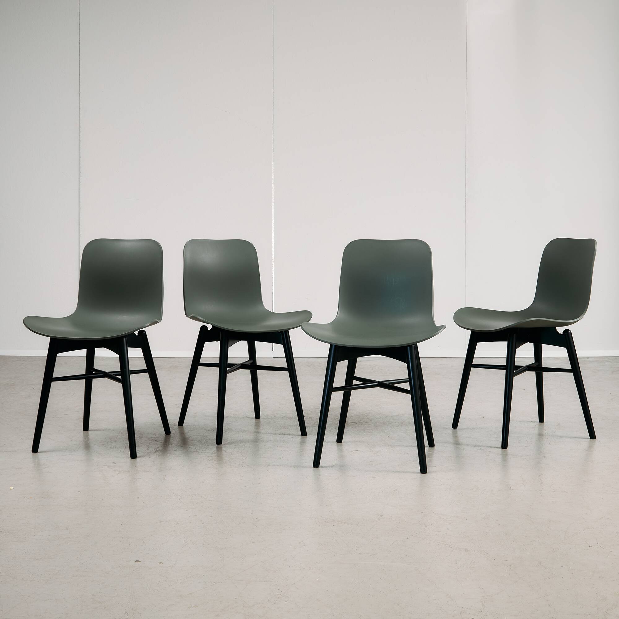 Set of Four 'Langue' Dining Chairs by Rune Krøjgaard and Knut Bendik Humlevik for NORR11, 2011
