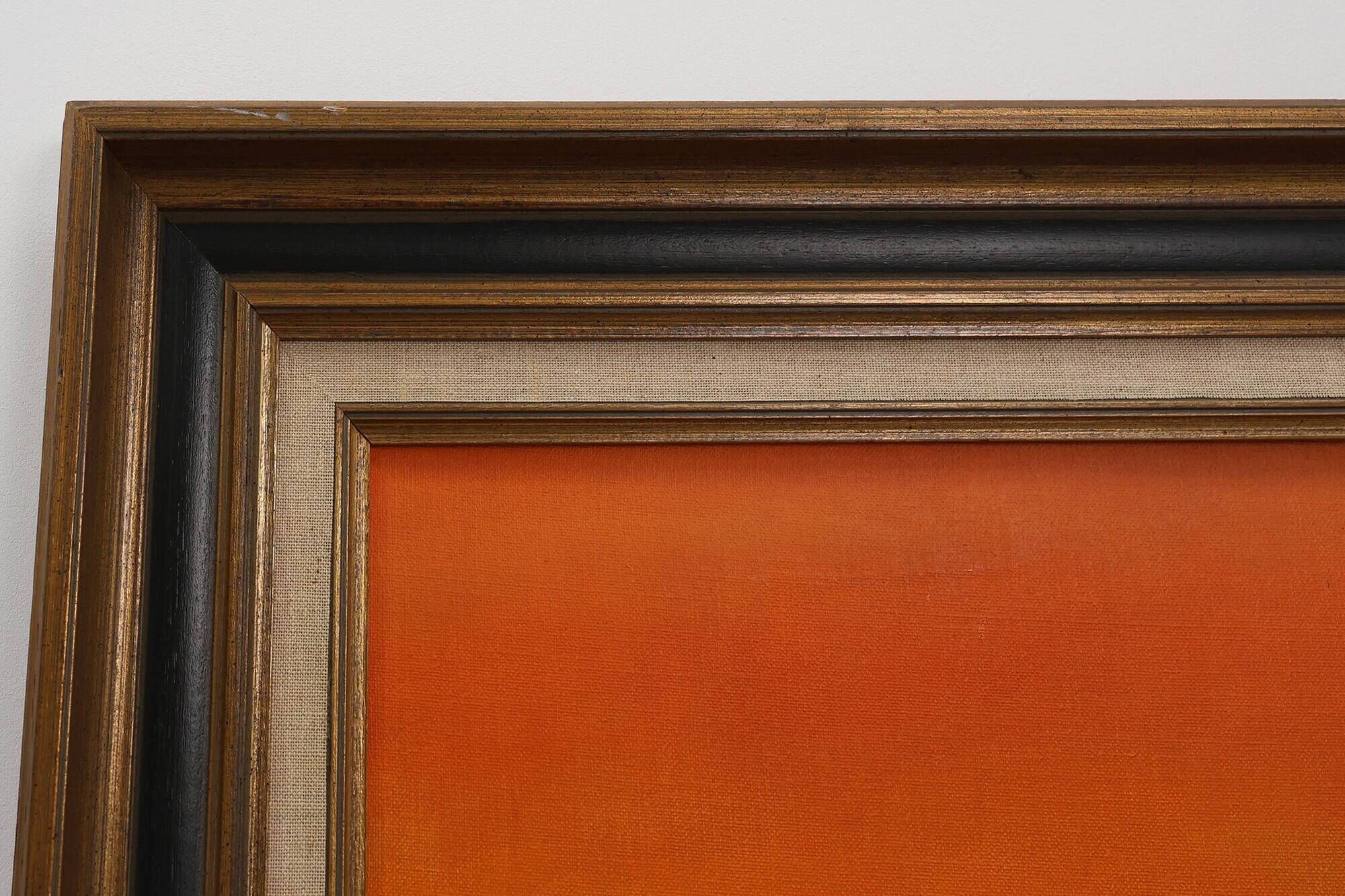 Mid-century Modern painting by Mia Duprez, Belgium, 1970