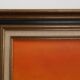 Mid-century Modern painting by Mia Duprez, Belgium, 1970