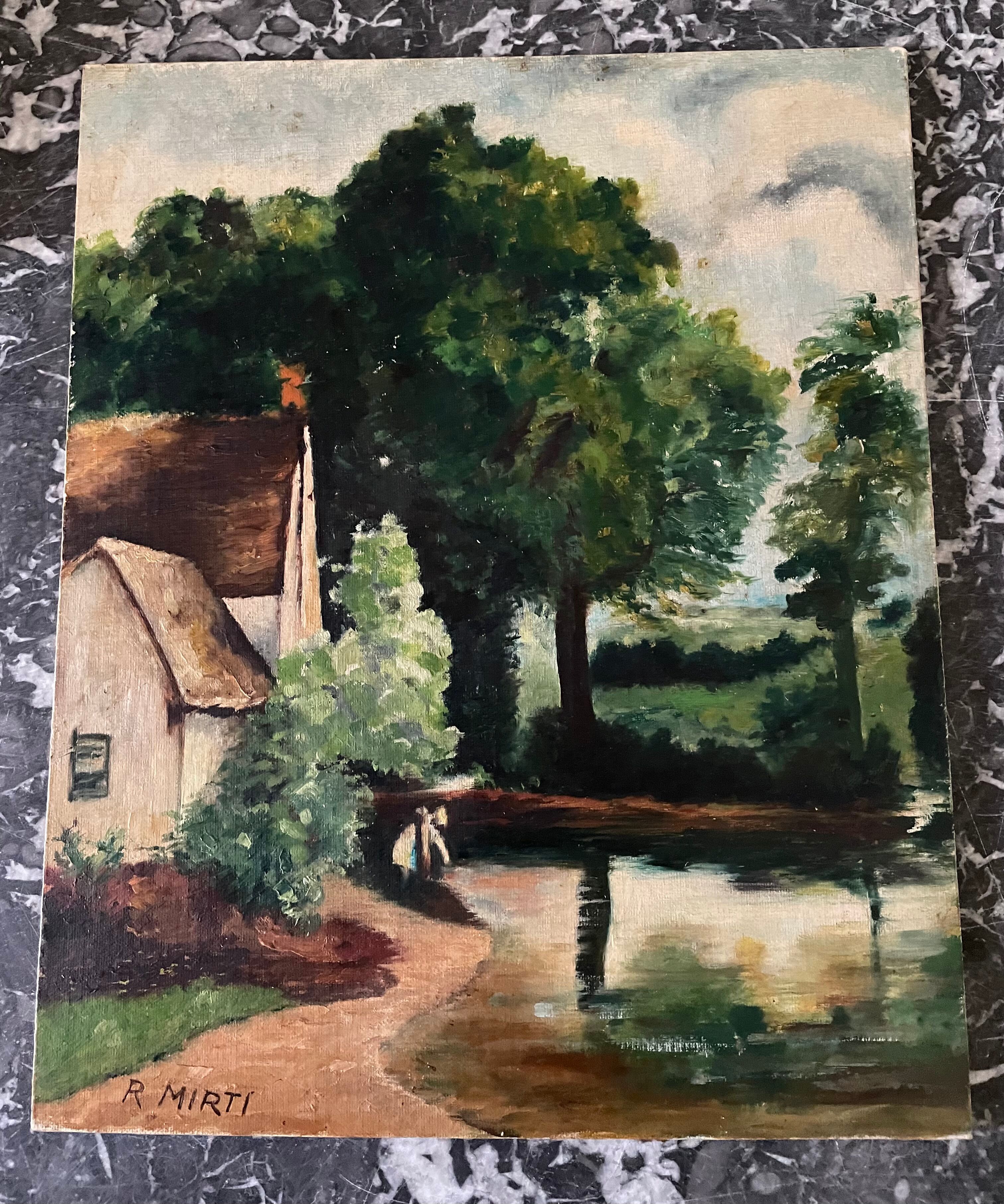 Ancient landscape painting