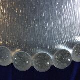 Abat-jours en verre épais et bords perlés pour luminaires ou lampes à poser