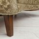 60s, danish vintage 2 seater "banana" sofa, green velour, original condition.