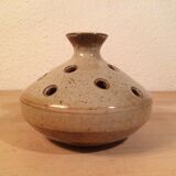 Vase pique fleurs grès Dehoux JM Luc en Diois
