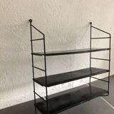 Vintage metal thong shelves