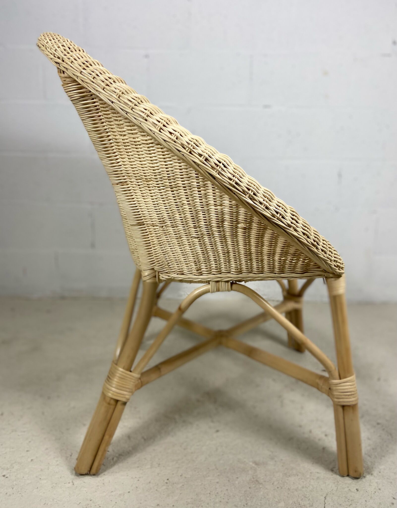 Rattan armchair